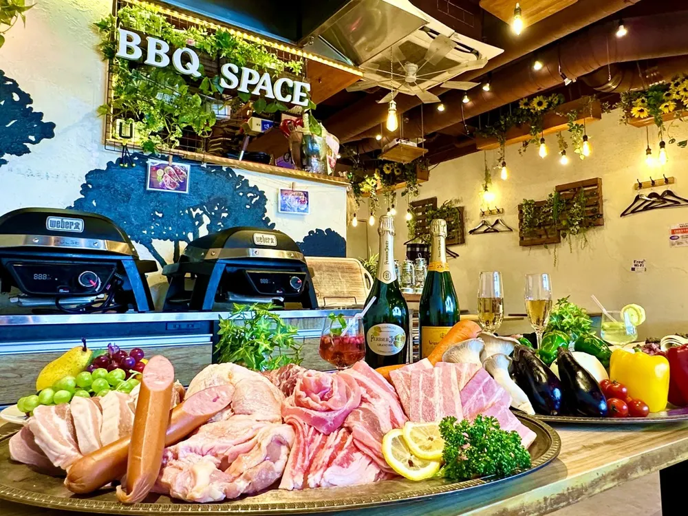 渋谷ガーデンスペース道玄坂 グランピングBBQ お肉食べ放題コース